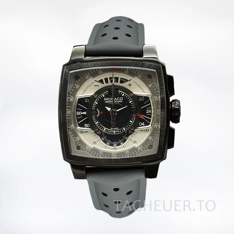Tag Heuer Monaco Men 43mm MonacoBKAR-002 Quartz