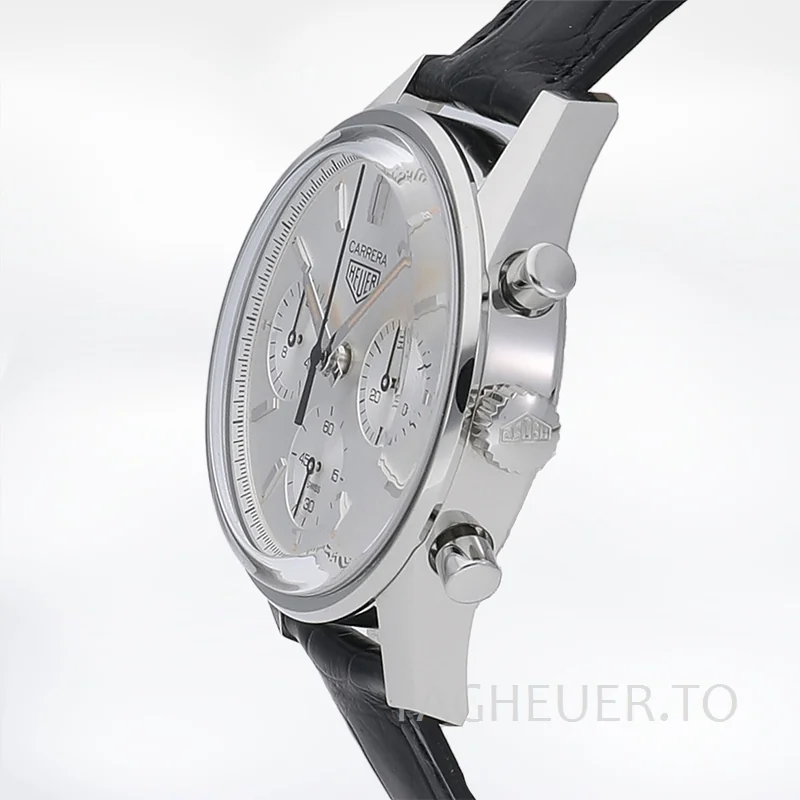 Tag Heuer Carrera Men CBK221B.FC6479 43mm Silver-tone White Dial