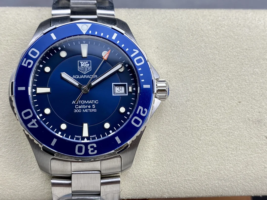 Tag Heuer Aquaracer WAN2111.BA0822 Replica Swiss Men's Watch - 42mm Blue Dial, 100M Waterproof & 1-Year Warranty