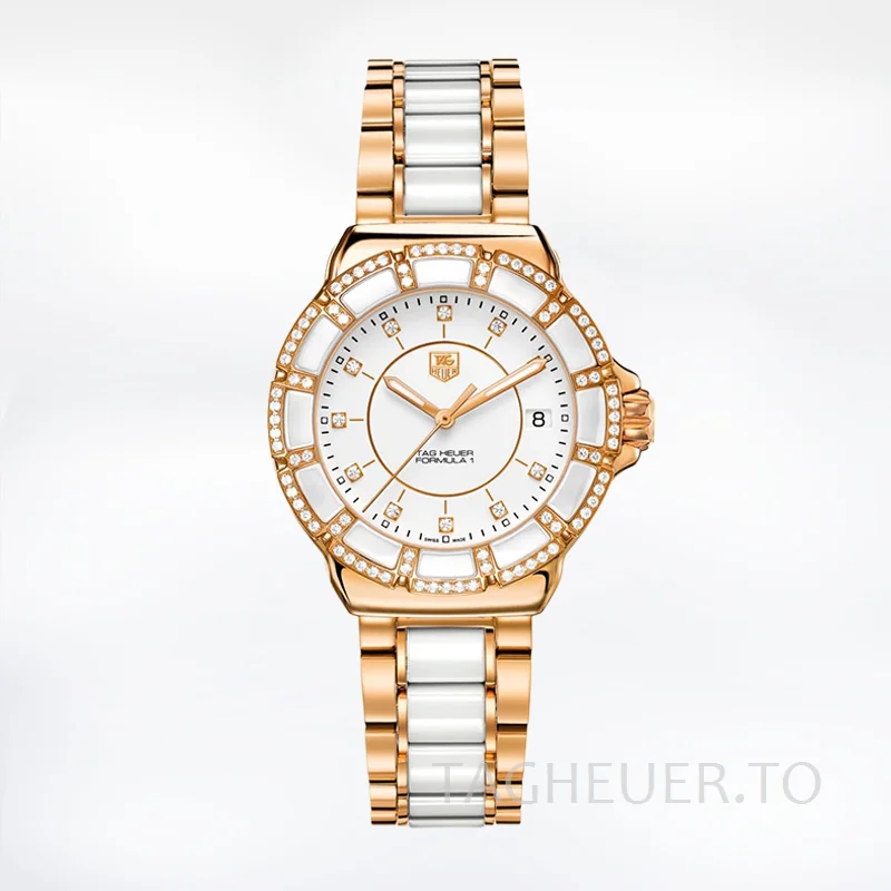 Tag Heuer Formula 1 WAH1222.BB0866-001 Ladies 38mm White Dial