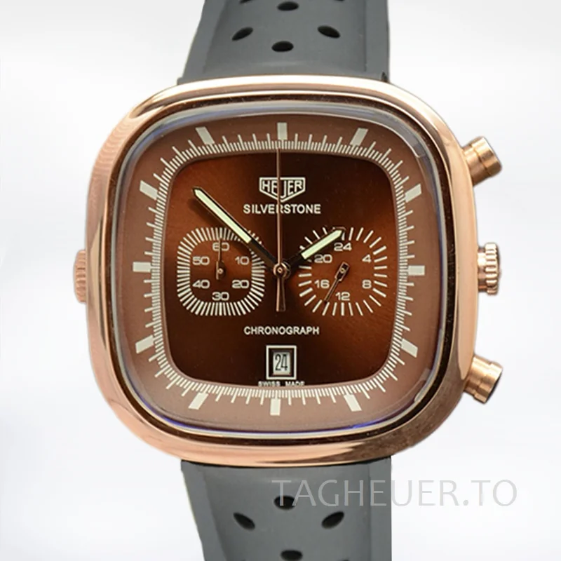 Tag Heuer Silverstone 43mm Men SilverstoneBRSR-001 Quartz Brown Dial