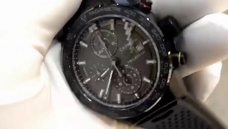 Swiss Made TAG Heuer Carrera CAR201J.FT6087 Super Clone - 43mm Black Ceramic Automatic Replica Watch