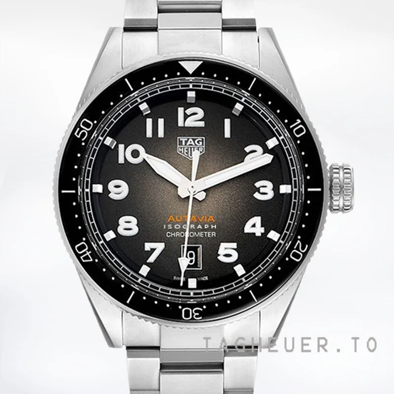 Tag Heuer Autavia WBE5114.EB0173 44mm Men's Silver-tone Automatic