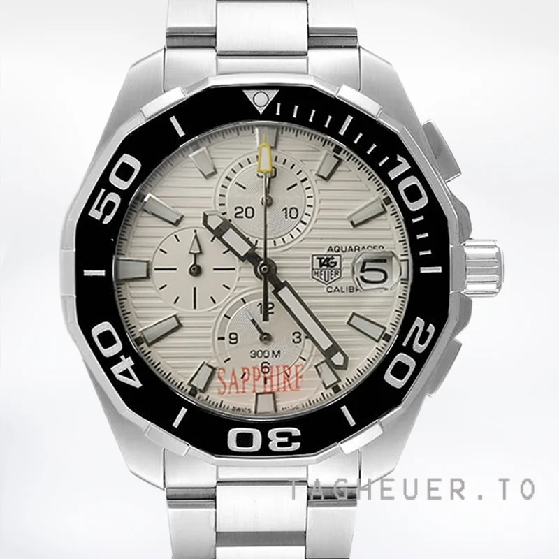 Tag Heuer Aquaracer Men's AquaracerWSB004 43mm  Silver-tone