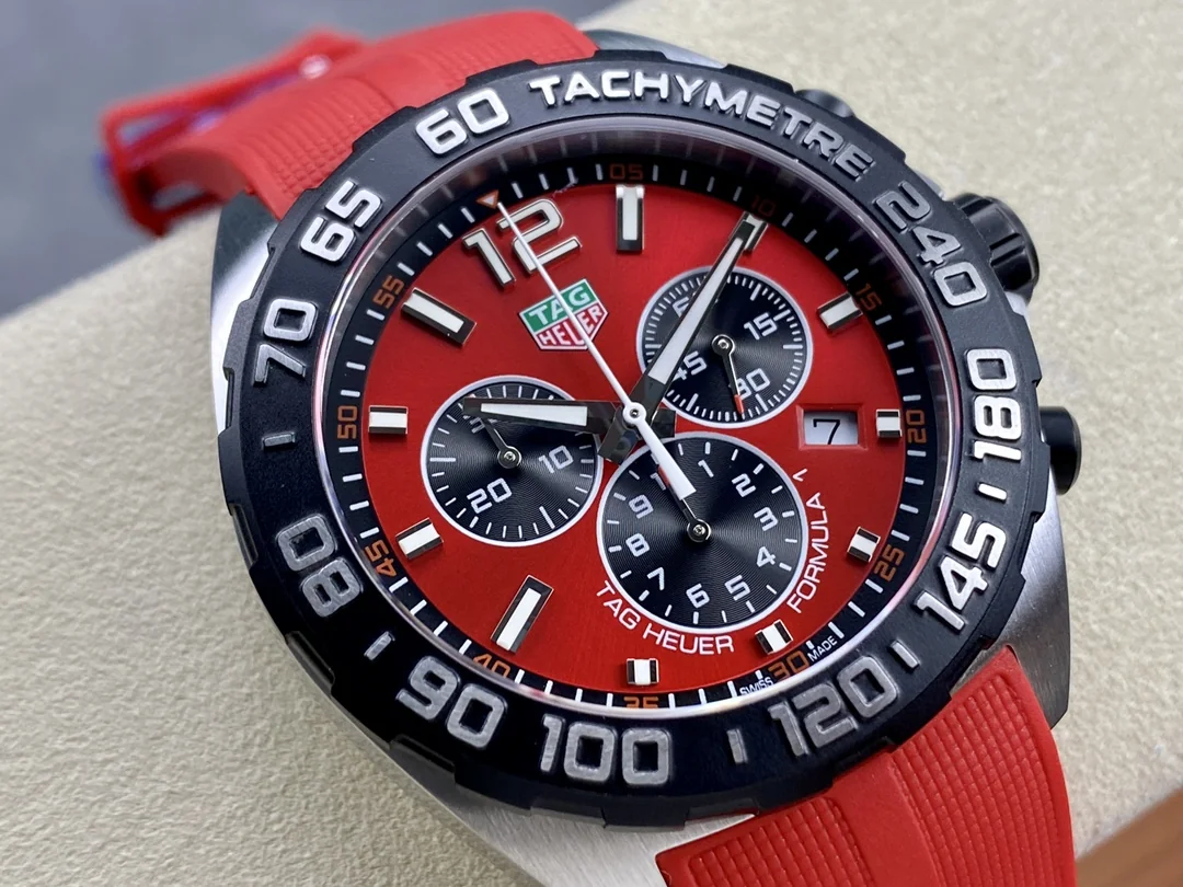 Best Swiss Replica Tag Heuer Formula 1 CAZ101AN.FT8055 Replica - AAA Red Dial Chronograph