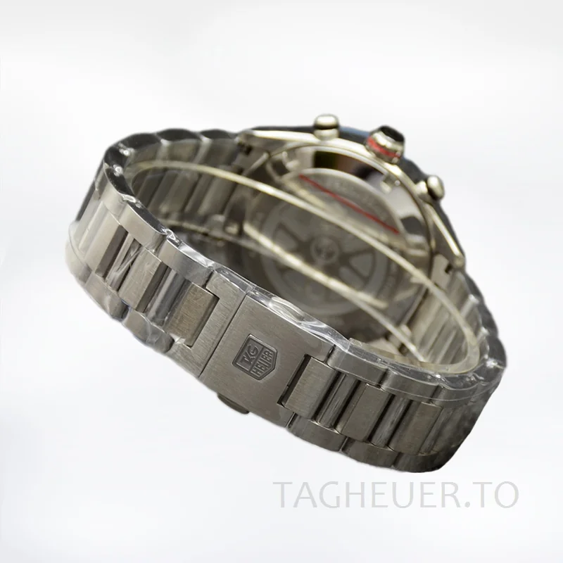 Tag Heuer Carrera Men 43mm CBN2A1F-001 Blue Dial Silver-tone