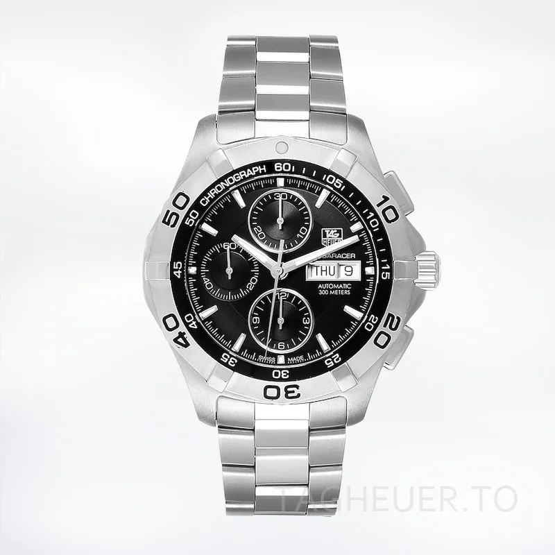 Tag Heuer Aquaracer CAF2010.BA0815 43mm Men's Watch Silver-tone