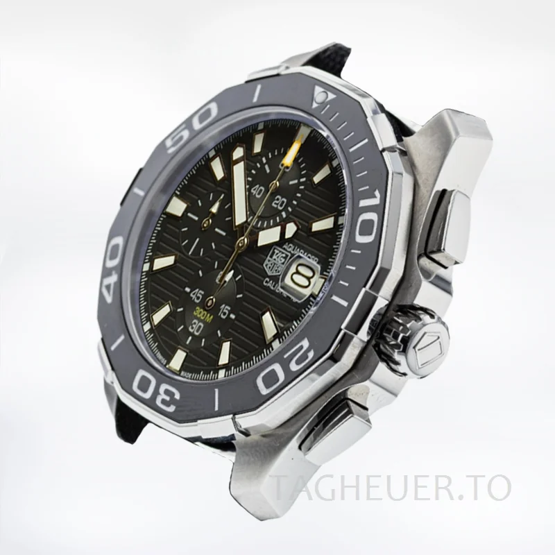 Tag Heuer Aquaracer 43mm Men CAY211A.FC6361-001 Stainless Steel Black Dial