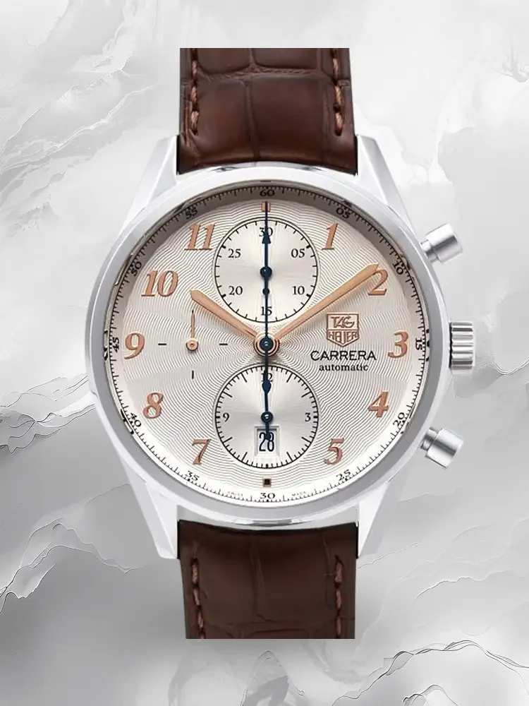Review of Tag Heuer Carrera CAS2112.FC6291 Replica with Swiss Automatic Movement and Silver Dial