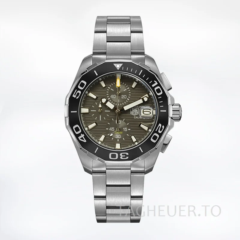 Tag Heuer Aquaracer 43mm Men CAY211B-001 Green Dial Quartz