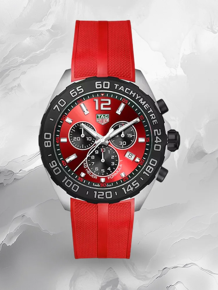 Best Swiss Replica Tag Heuer Formula 1 CAZ101AN.FT8055 Replica - AAA Red Dial Chronograph