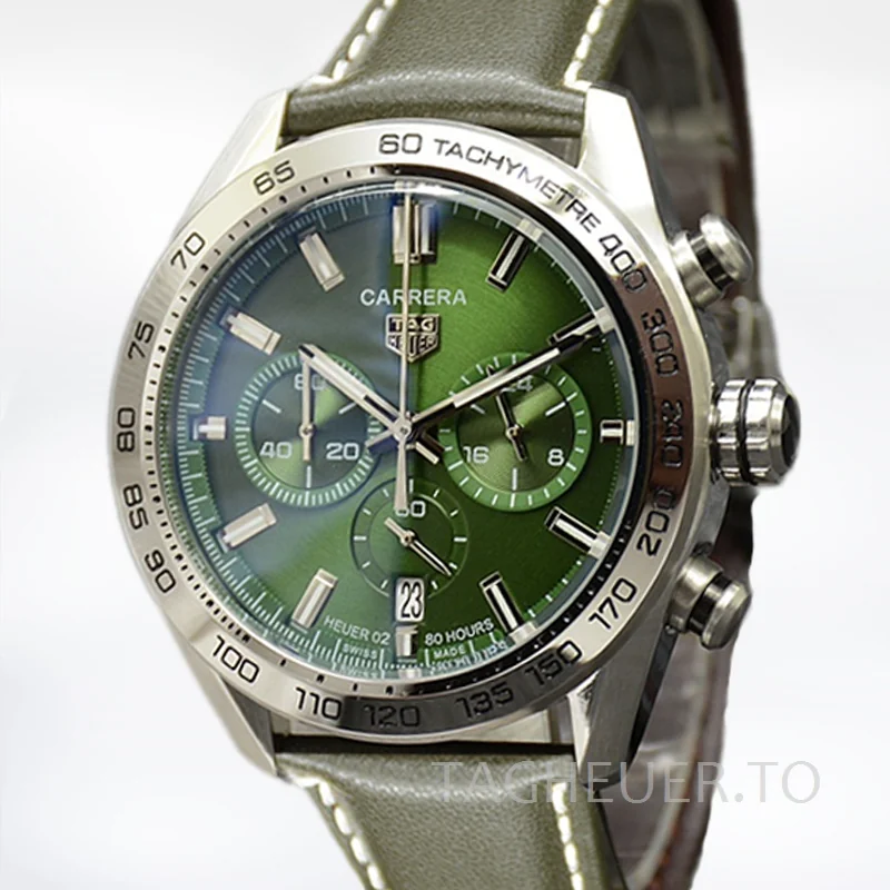 Tag Heuer Carrera CBN2A10.BA0643-001 43mm Men Stainless Steel Silver-tone