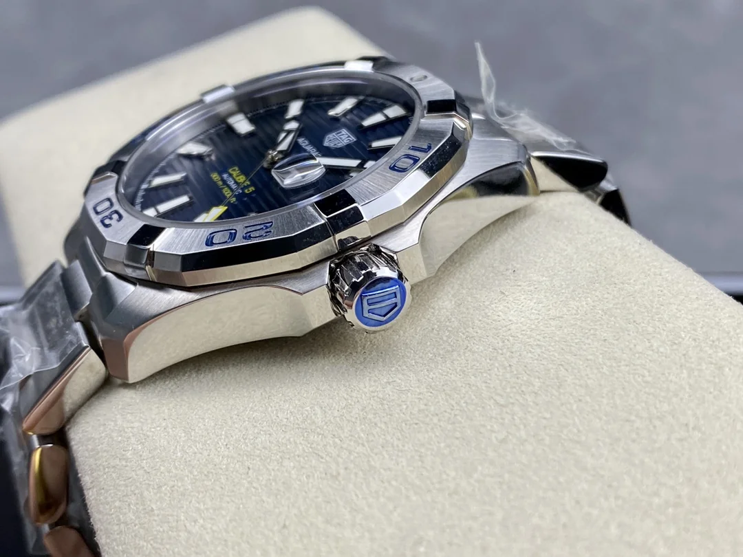 Swiss TAG Heuer Aquaracer WBD2112.BA0928 Replica: 41mm Blue Dial, Stainless Steel, 100m Waterproof