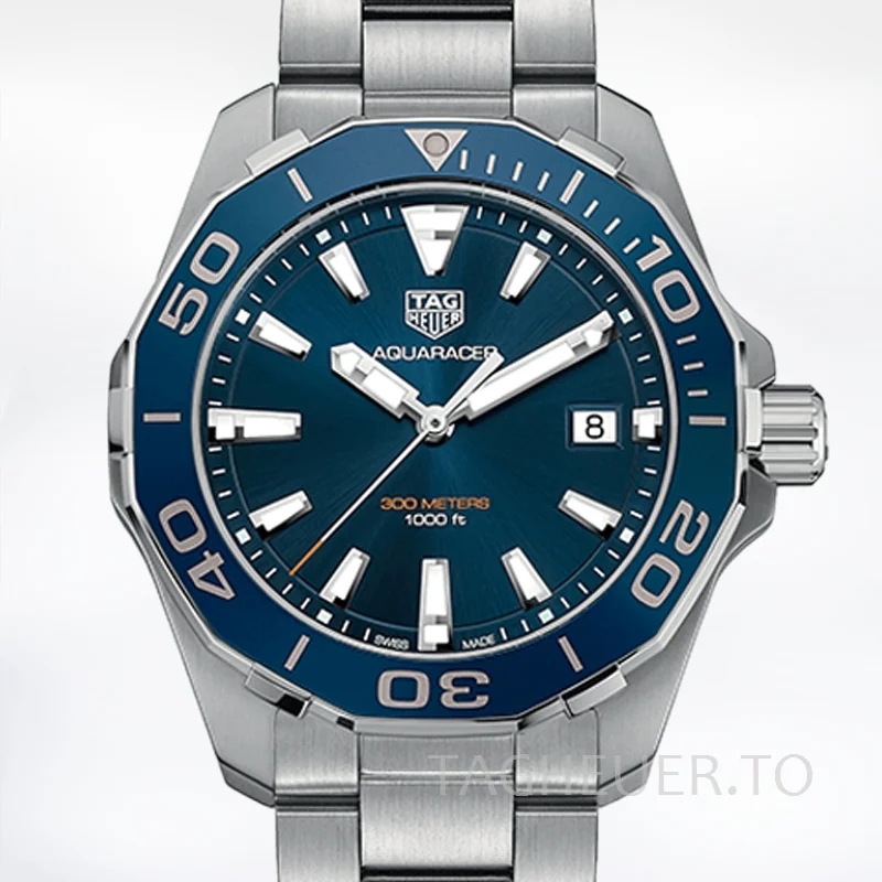 Tag Heuer Aquaracer WAY111C.BA0928 Men 43mm Silver-tone