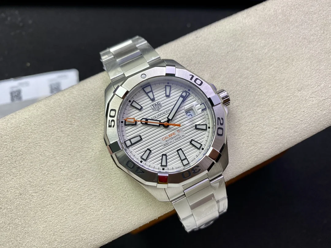 Best Swiss TAG Heuer Aquaracer WAY2013.BA0927 Replica Watch - 43mm Stainless Steel, White Dial, 100M Waterproof