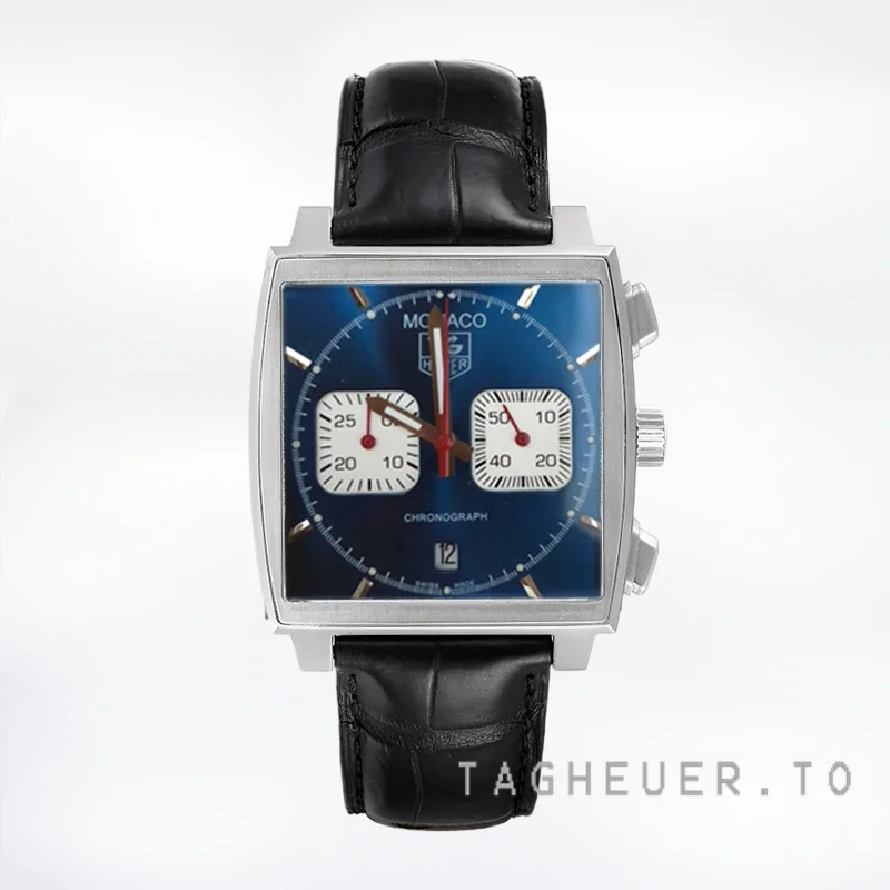 Tag Heuer Monaco CAW2111 Men's 40mm Quartz Silver-tone
