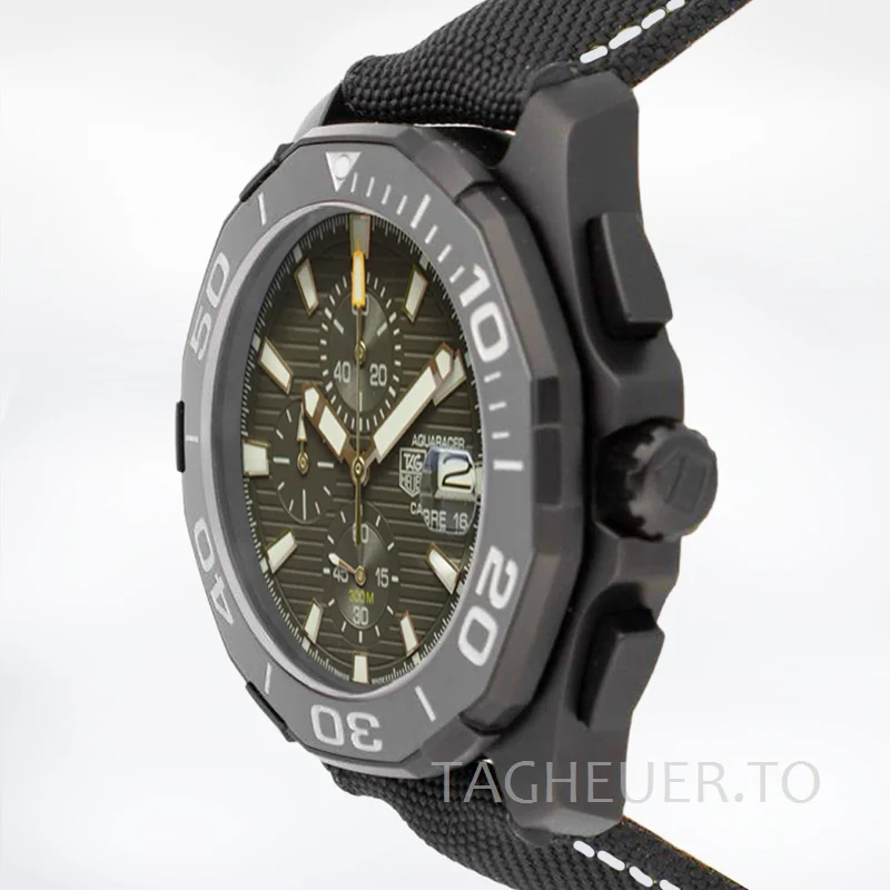 Tag Heuer Aquaracer CAY218A-001 Men 43mm Green Dial