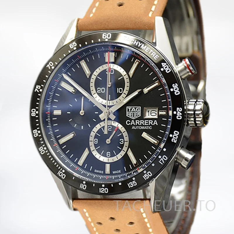 Tag Heuer Carrera 43mm CBM2110.FC6454-001 Men Black Dial