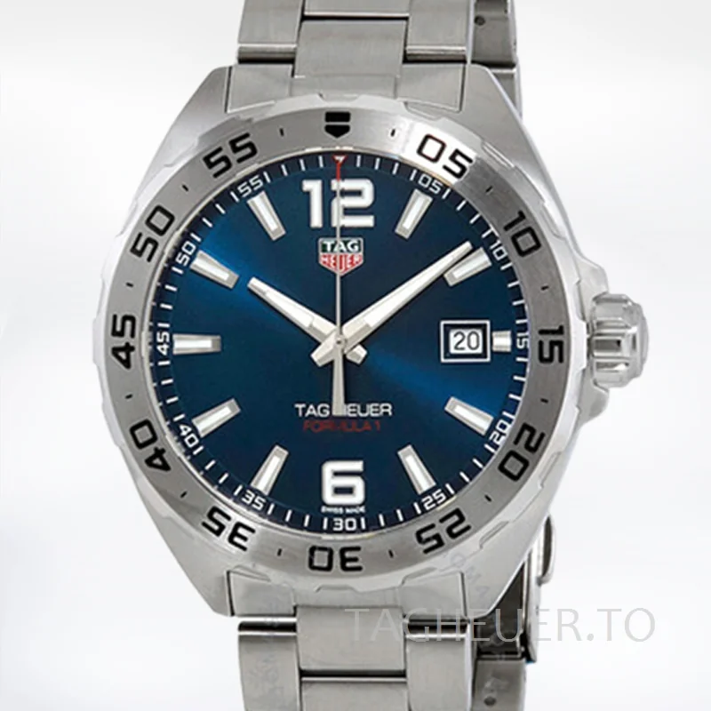 Tag Heuer Formula 1 43mm WAZ1118.BA0875 Men Stainless Steel Silver-tone
