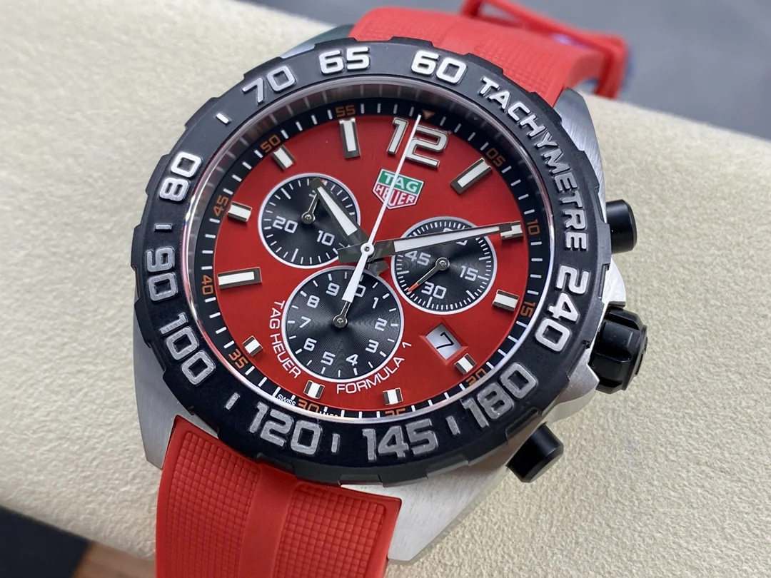 Best Swiss Replica Tag Heuer Formula 1 CAZ101AN.FT8055 Replica - AAA Red Dial Chronograph