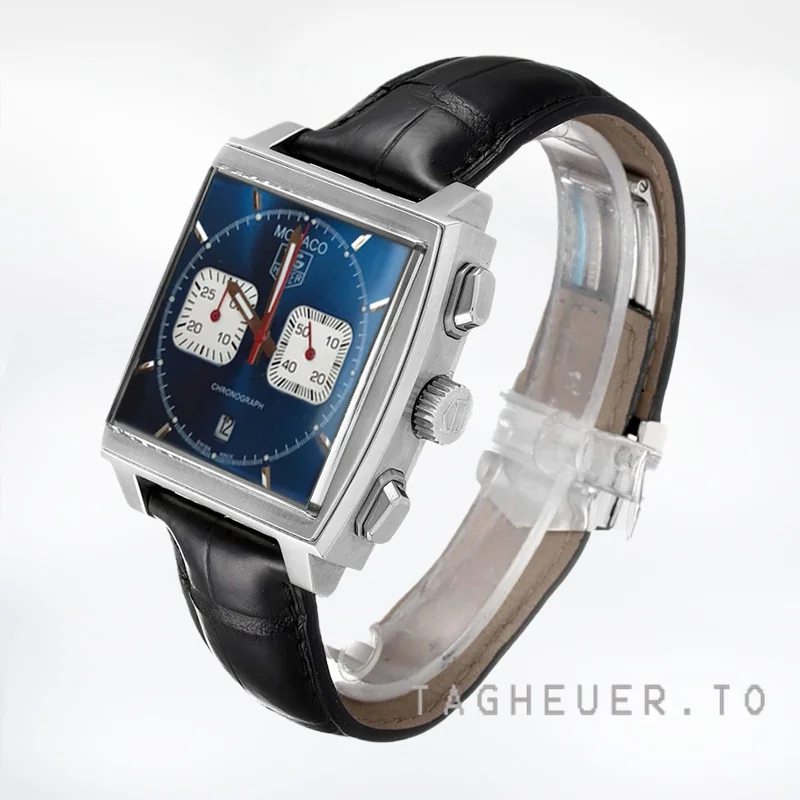 Tag Heuer Monaco CAW2111 Men's 40mm Quartz Silver-tone
