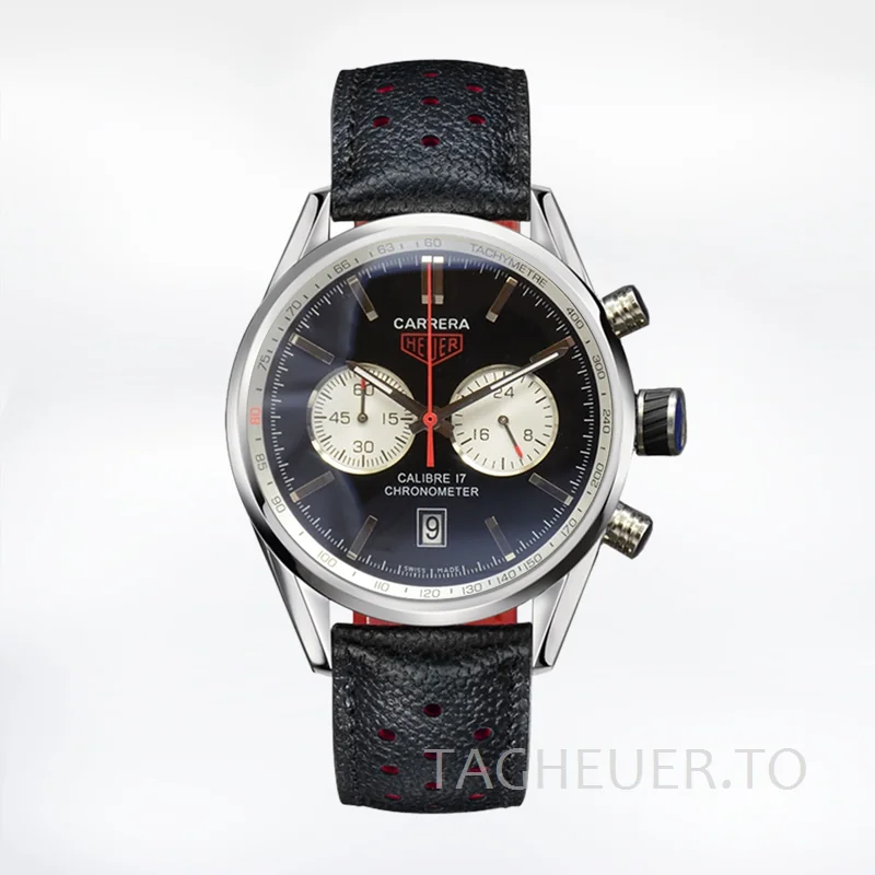 Tag Heuer Carrera CV2119-001 Men 43mm Stainless Steel Quartz
