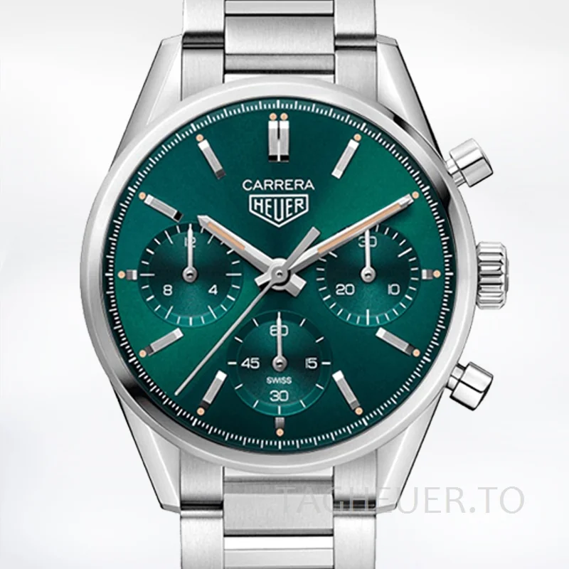 Tag Heuer Carrera Men 43mm CBK221F.FC6479-002 Silver-tone Quartz