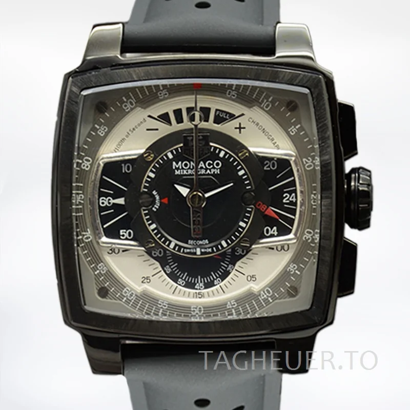 Tag Heuer Monaco Men 43mm MonacoBKAR-002 Quartz