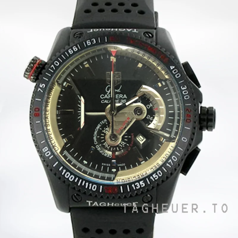Tag Heuer Carrera CAV5185.FT6020 43mm Men's Black-tone Quartz