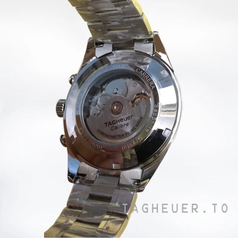 Tag Heuer Carrera 43mm CAR2111.BA0720 Men's Stainless Steel Silver-tone