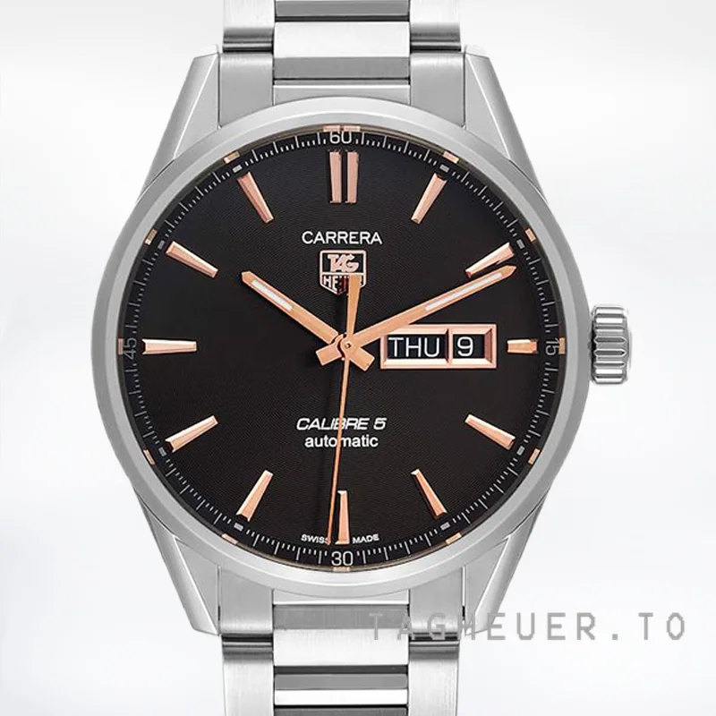 Tag Heuer Carrera 43mm Men's WAR201C.BA0723 Stainless Steel Automatic