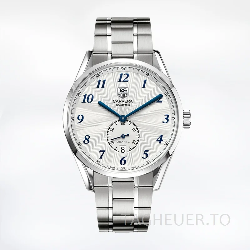 Tag Heuer Carrera 43mm Men WAS2111.BA0732 Silver-tone Stainless Steel