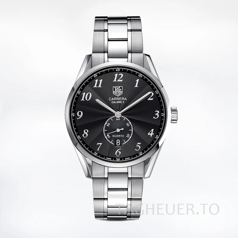 Tag Heuer Carrera 43mm WAS2110.BA0732 Men Quartz Stainless Steel