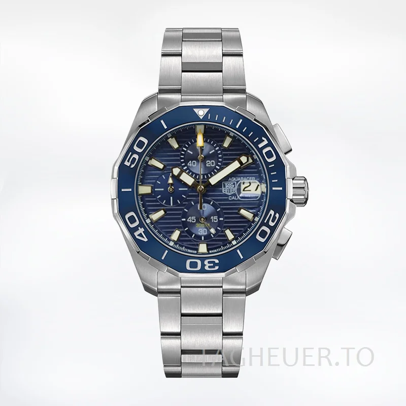 Tag Heuer Aquaracer Men 43mm CAY211B.BA0927 Stainless Steel Silver-tone