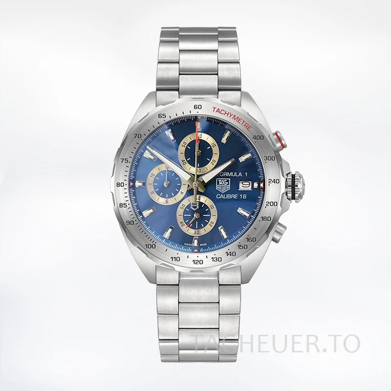 Tag Heuer Formula 1 Men CAZ2015.BA0876 43mm Blue Dial Silver-tone