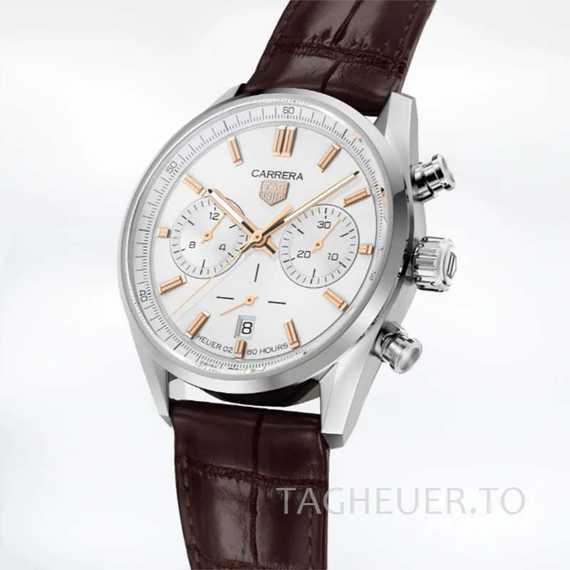 Tag Heuer Carrera CBN2013.FC6483 43mm Men Silver-tone Quartz