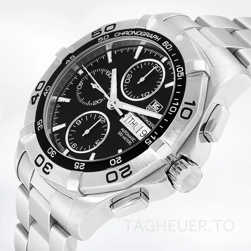 Tag Heuer Aquaracer CAF2010.BA0815 43mm Men's Watch Silver-tone
