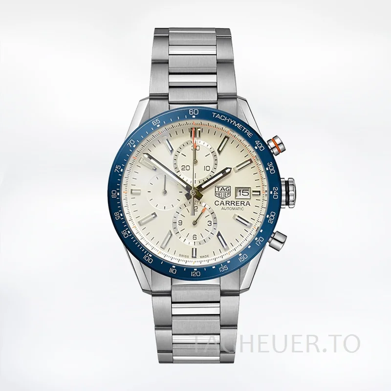 Tag Heuer Carrera Men 43mm CBM2110-002 Stainless Steel Quartz