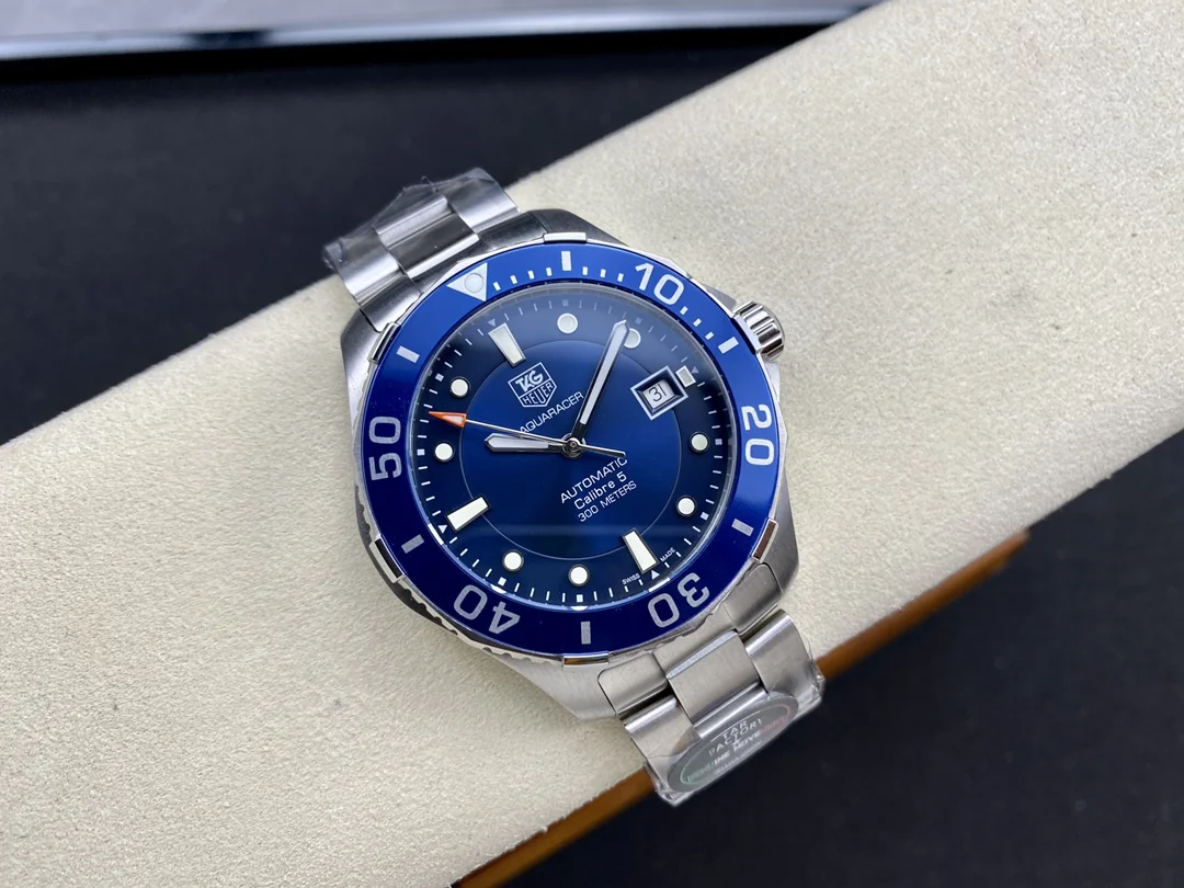 Tag Heuer Aquaracer WAN2111.BA0822 Replica Swiss Men's Watch - 42mm Blue Dial, 100M Waterproof & 1-Year Warranty