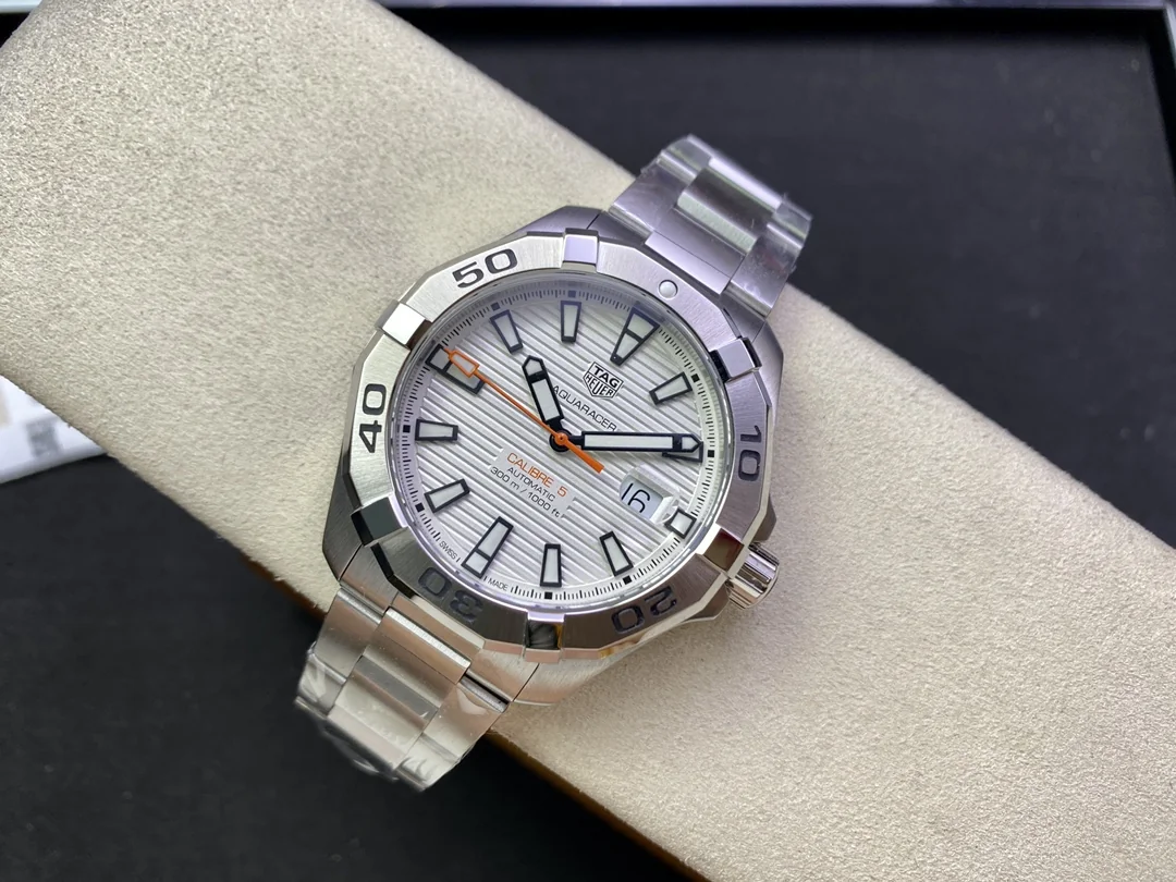 Best Swiss TAG Heuer Aquaracer WAY2013.BA0927 Replica Watch - 43mm Stainless Steel, White Dial, 100M Waterproof