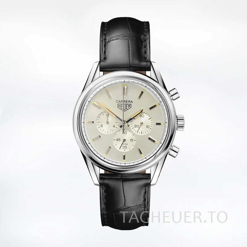 Tag Heuer Carrera Men CBK221B.FC6479 43mm Silver-tone White Dial