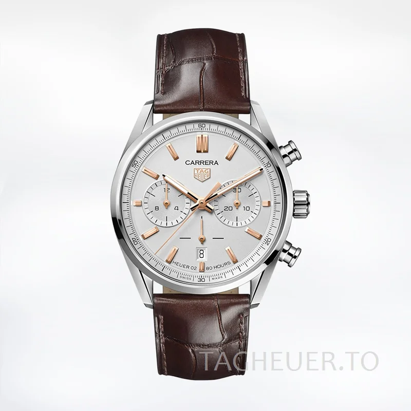 Tag Heuer Carrera CBN2013.FC6483 43mm Men Silver-tone Quartz