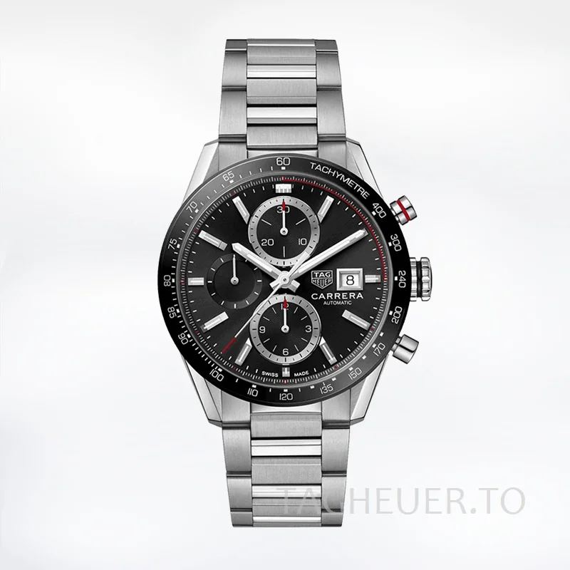 Tag Heuer Carrera CBM2110.BA0651 Men 43mm Black Dial