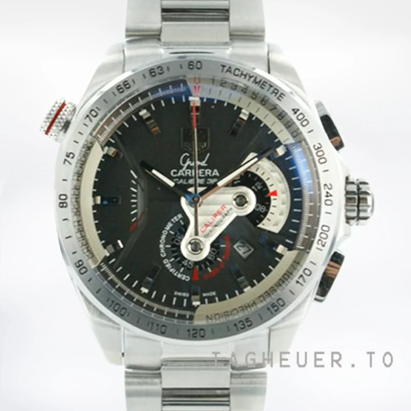 Tag Heuer Carrera 43mm CAV5115.BA0902 Men's Silver-tone