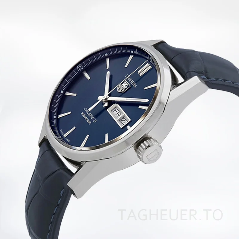 Tag Heuer Carrera 43mm WAR201E.FC6292 Men's Blue-tone Automatic