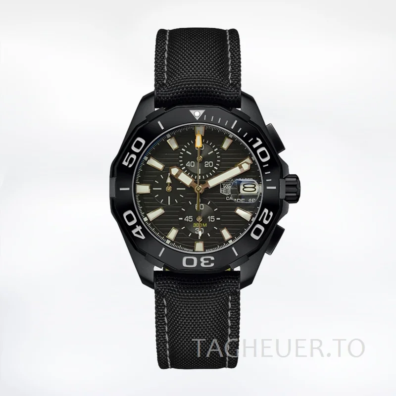 Tag Heuer Aquaracer Men CAY218A.FC6361 43mm Black-tone Black Dial