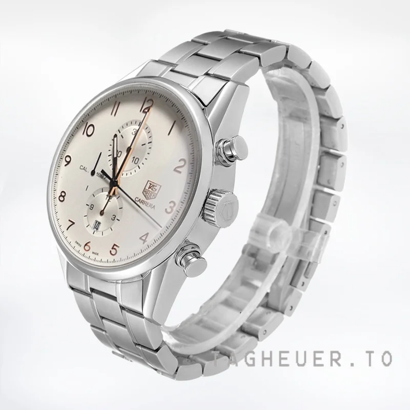 Tag Heuer Carrera 43mm Men's CAR2012.BA0796 Stainless Steel Silver-tone