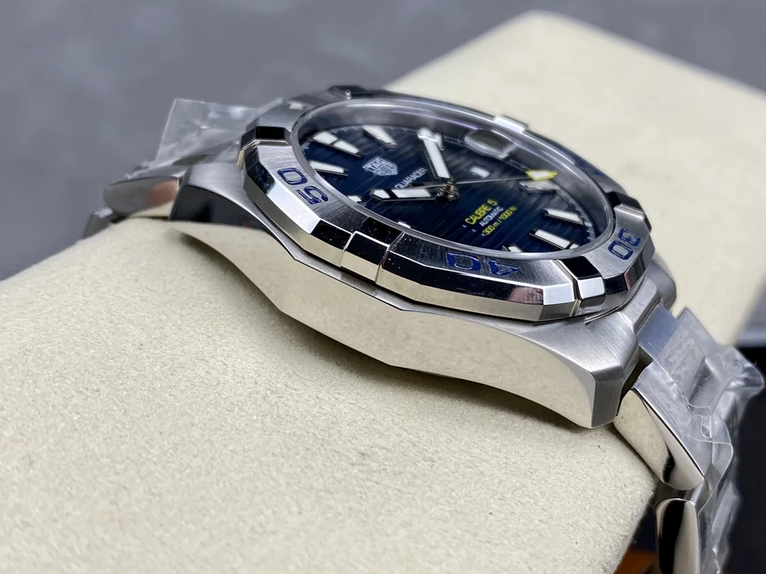 Swiss TAG Heuer Aquaracer WBD2112.BA0928 Replica: 41mm Blue Dial, Stainless Steel, 100m Waterproof