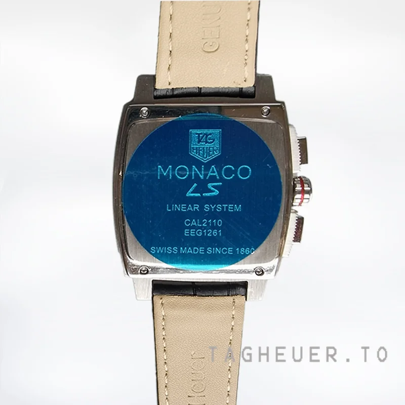 Tag Heuer Monaco Men's CAL2110.FC6257 43mm Stainless Steel Black Dial