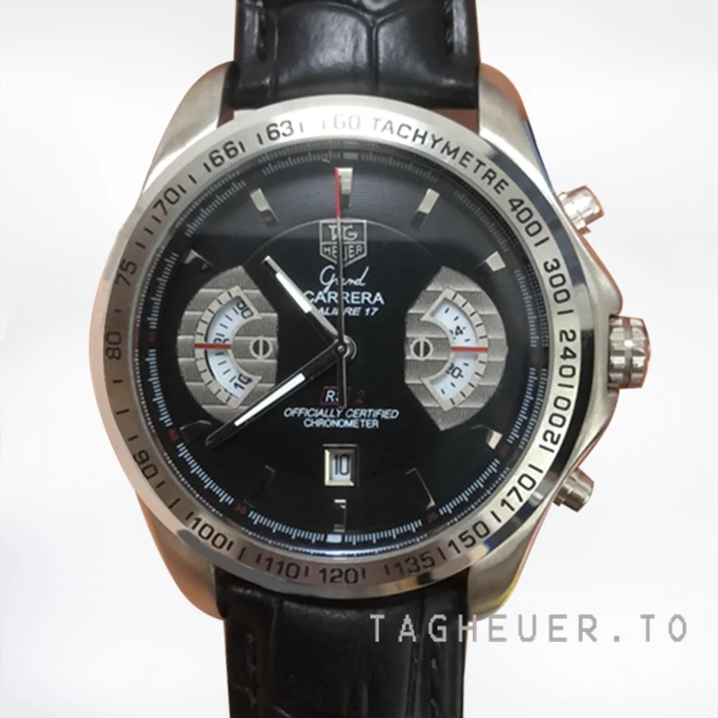 Tag Heuer Carrera Men's CAV511A.FC6225-1 43mm Quartz Black Dial